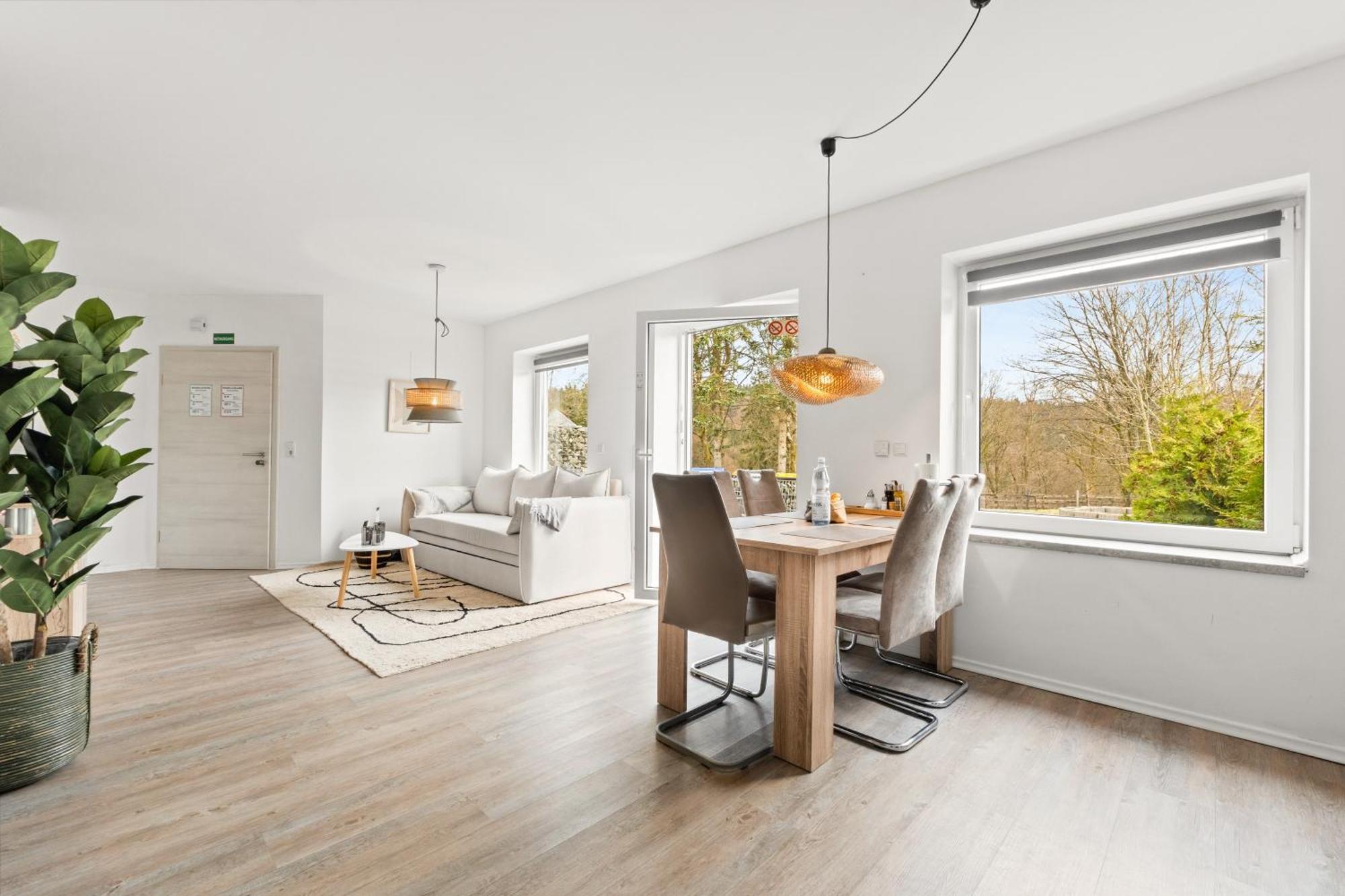 Greenhouse Living Apartment Fagus Mit Terrasse Und Feuerstelle - 6 Minuten Nach Winterberg - 4 Minuten Zur Ruhrquelle - Wandern - Mountainbike Fahren - Reisen Mit Hund & Natur Geniessen Medebach Exterior photo